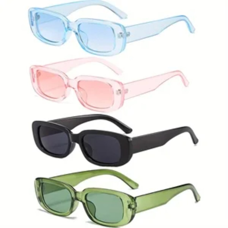 Women'S Fashion Eyeglasses - 1/4pcs New Small Square Sunglasses Women