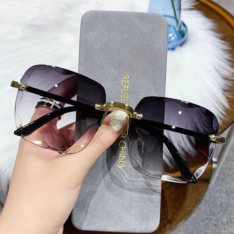 Women'S Fashion Eyewear - 1/3PCS New Rimless Women's Sunglasses Fashion