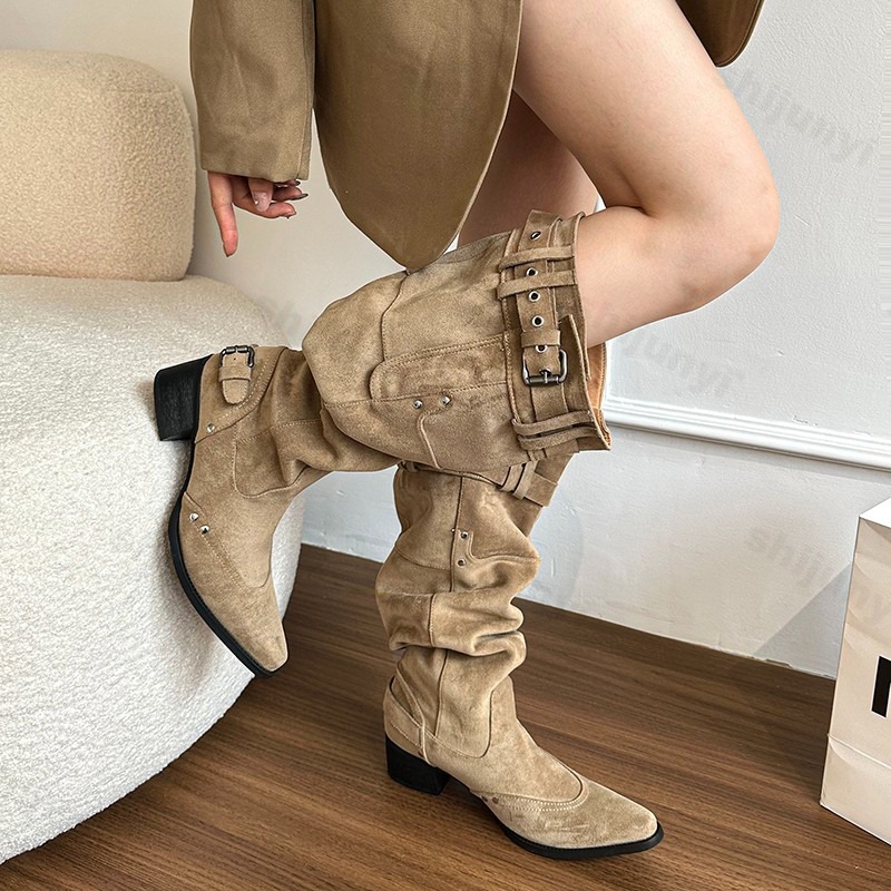 Women'S Fashion Trends Autumn 2025 - Women High Boots Pointed Toe Designer