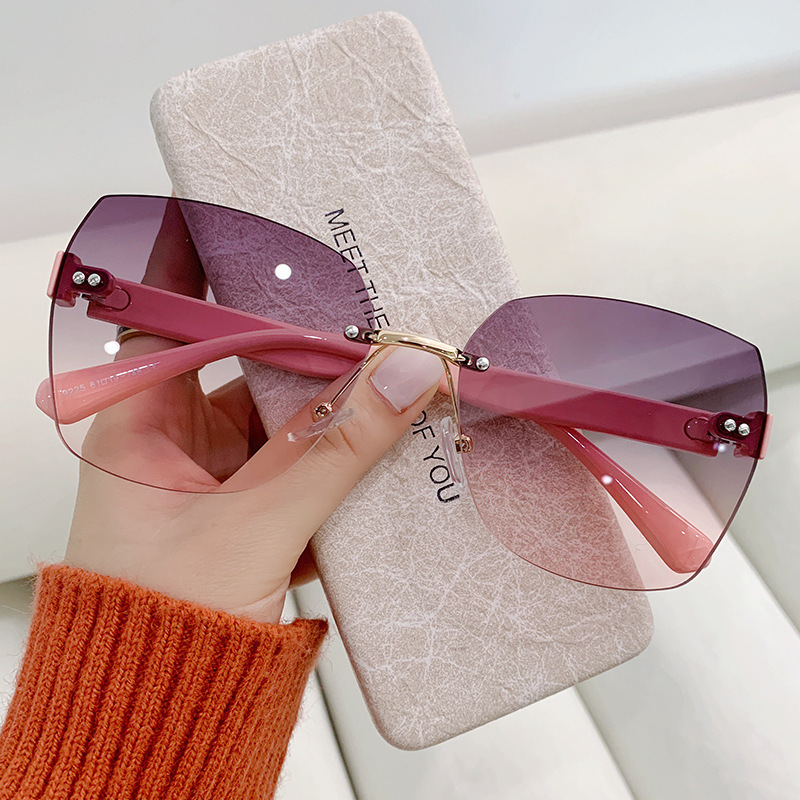 Vintage Rimless Sunglasses Wom - Women'S Fashion Eyewear recension och pris