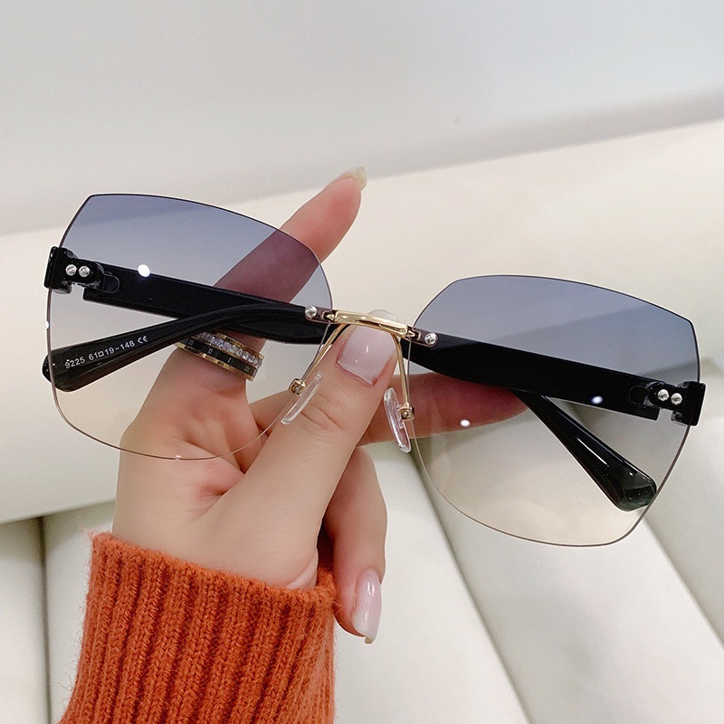 Vintage Rimless Sunglasses Wom - Women'S Fashion Eyewear recension och pris