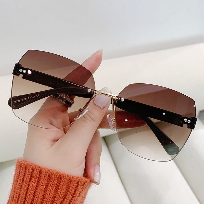 Vintage Rimless Sunglasses Wom - Women'S Fashion Eyewear recension och pris