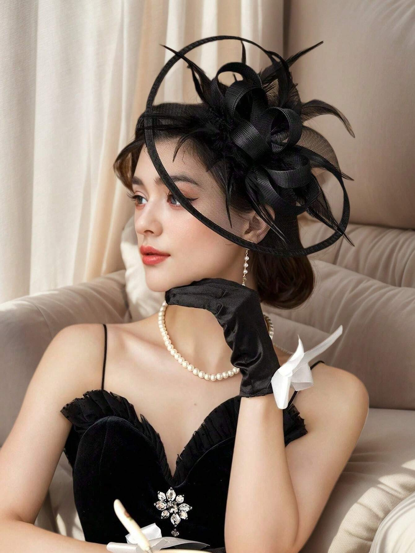 1 PC Fascinators Hats For Wome - Women'S Fashion Kentucky Derby recension och pris