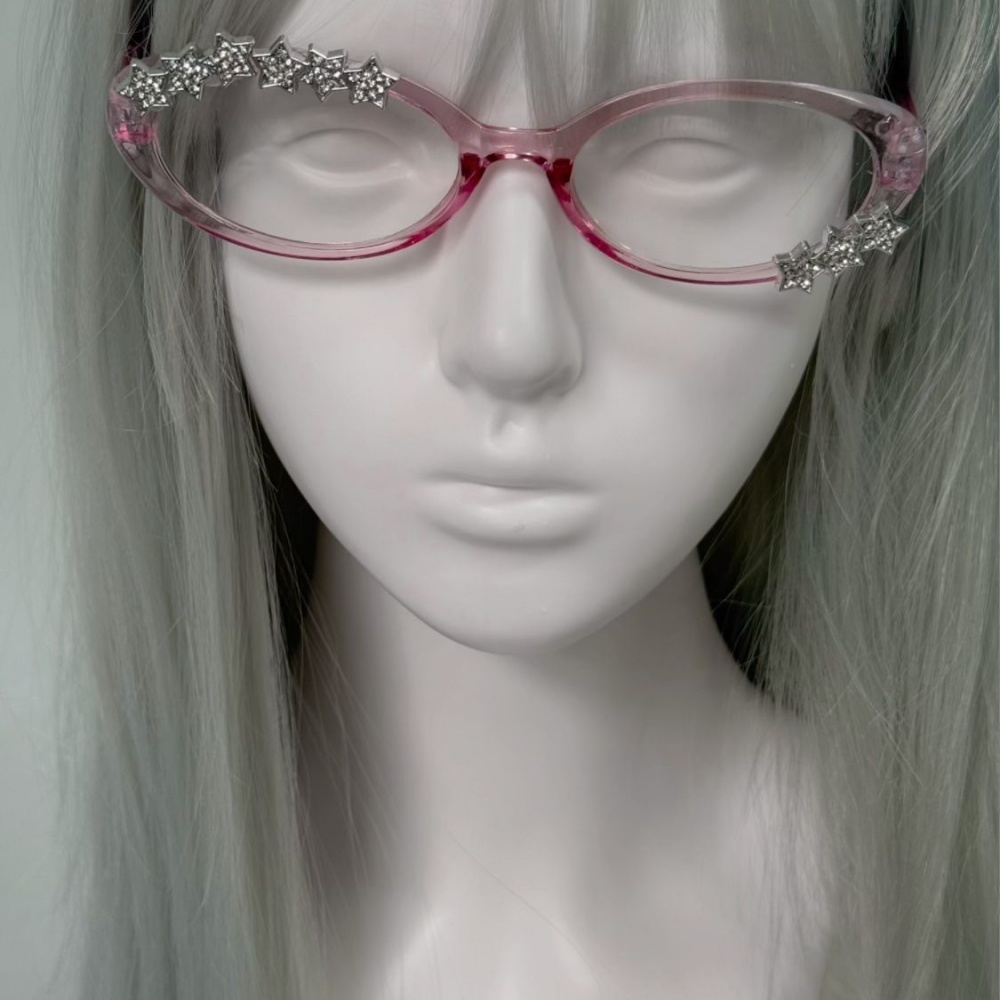 Y2K Star Rhinestone Cat Eye De - Women'S Fashion Eyeglasses recension och pris
