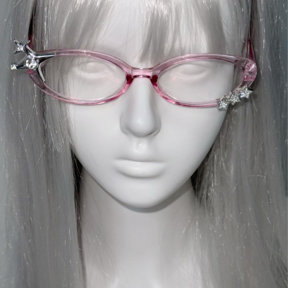 Y2K Star Rhinestone Cat Eye De - Women'S Fashion Eyeglasses recension och pris