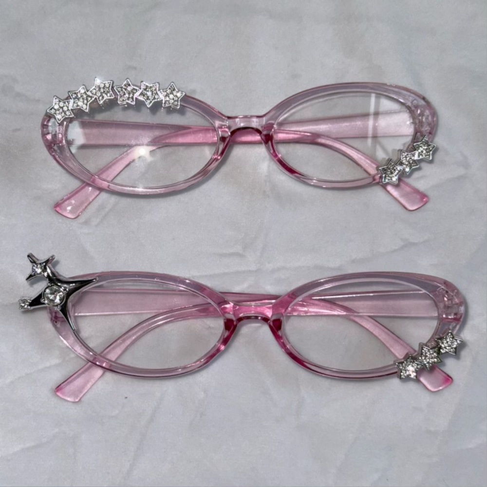 Y2K Star Rhinestone Cat Eye De - Women'S Fashion Eyeglasses recension och pris
