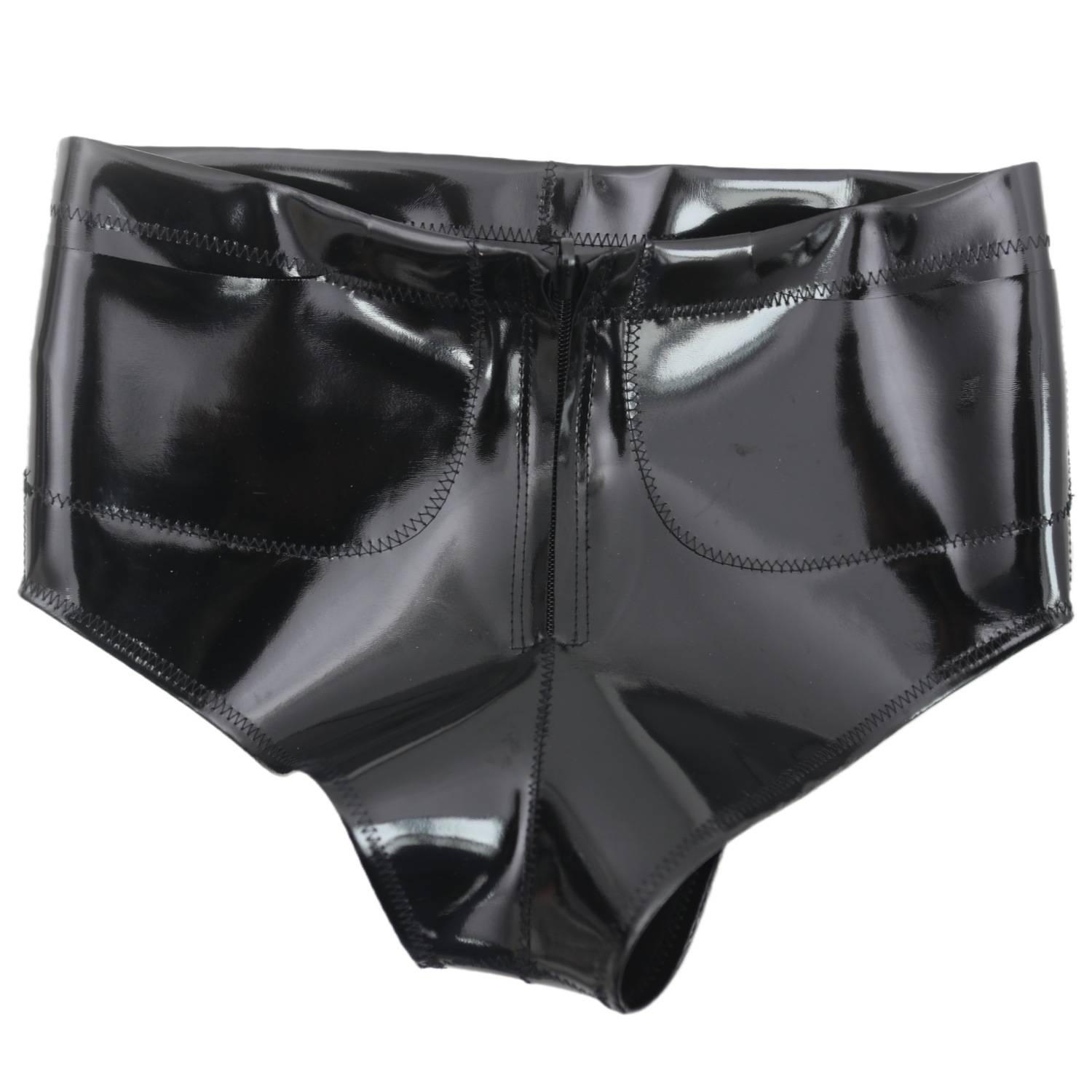Women Men Glossy Pocket Shorts - Women Fashion Style recension och pris