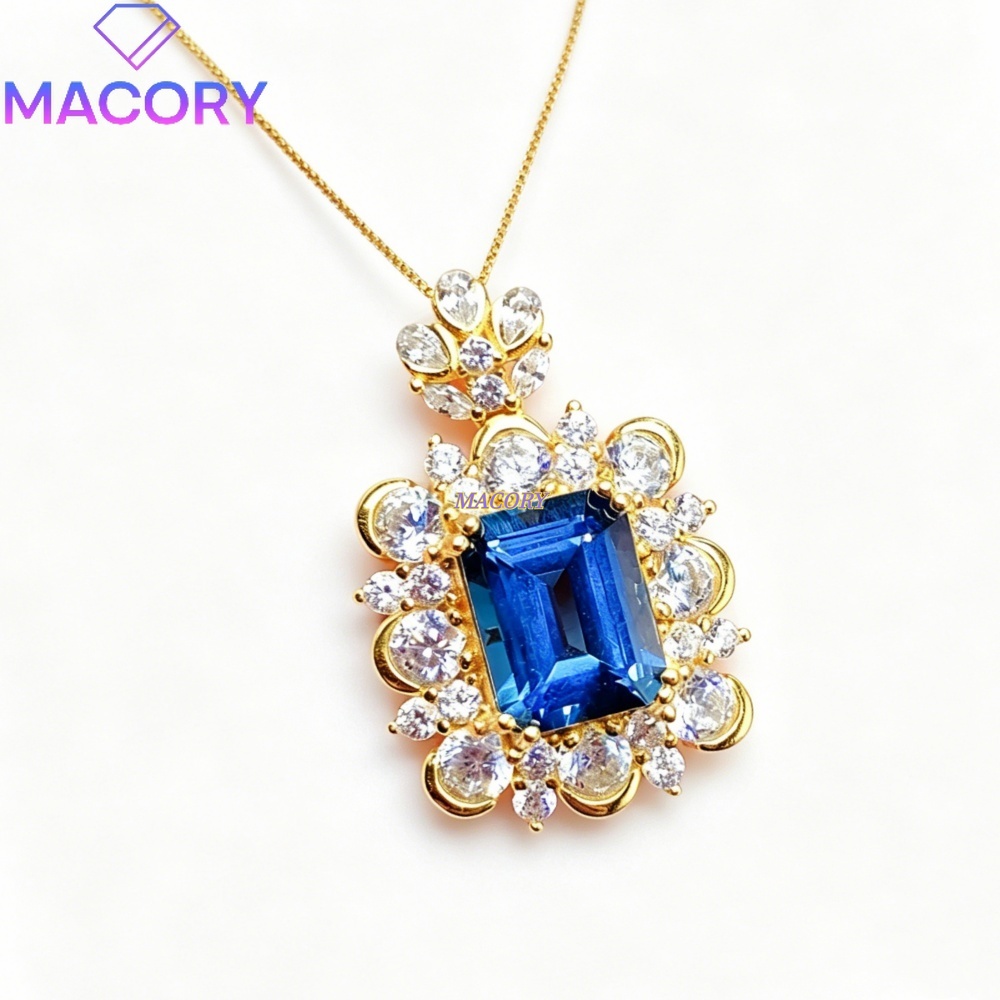 Natural London Blue Topaz Pend - Women'S Fashion London recension och pris