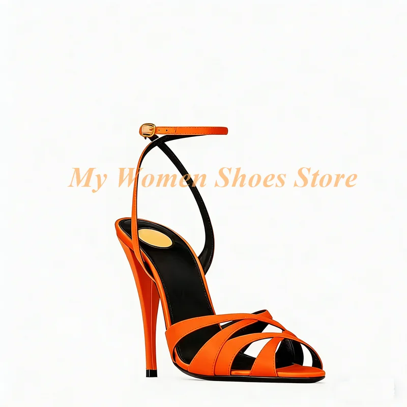Cross Strap Open Toe Sandals A - Women Fashion Ideas recension och pris