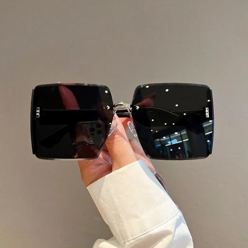 New Square Frameless Retro Sun - Women'S Fashion Eyewear recension och pris