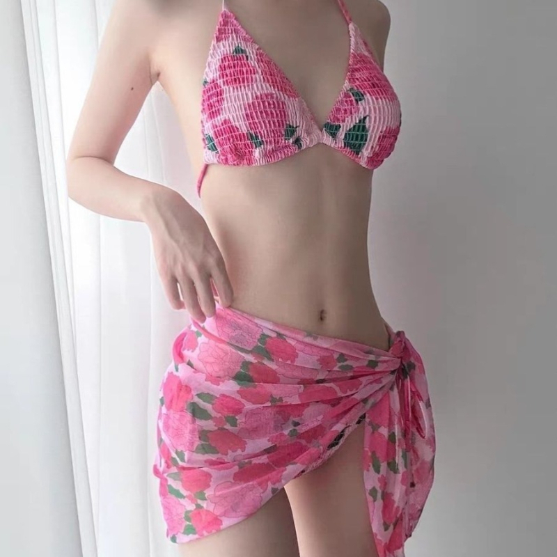 New Fashion Ribbed Floral Biki - Women Fashion Style recension och pris