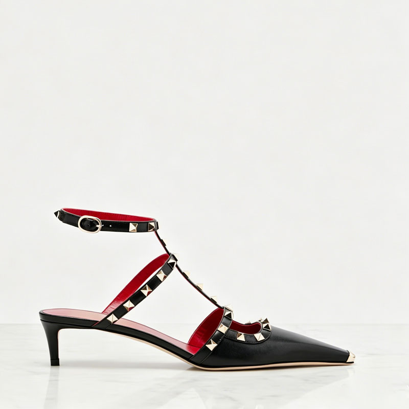 2026 Women's Rivet Low Heel Sq - Women'S Fashion Show recension och pris