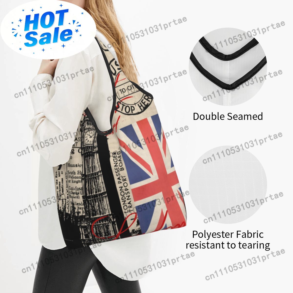 Custom Retro Vintage London Gr - Women'S Fashion London recension och pris