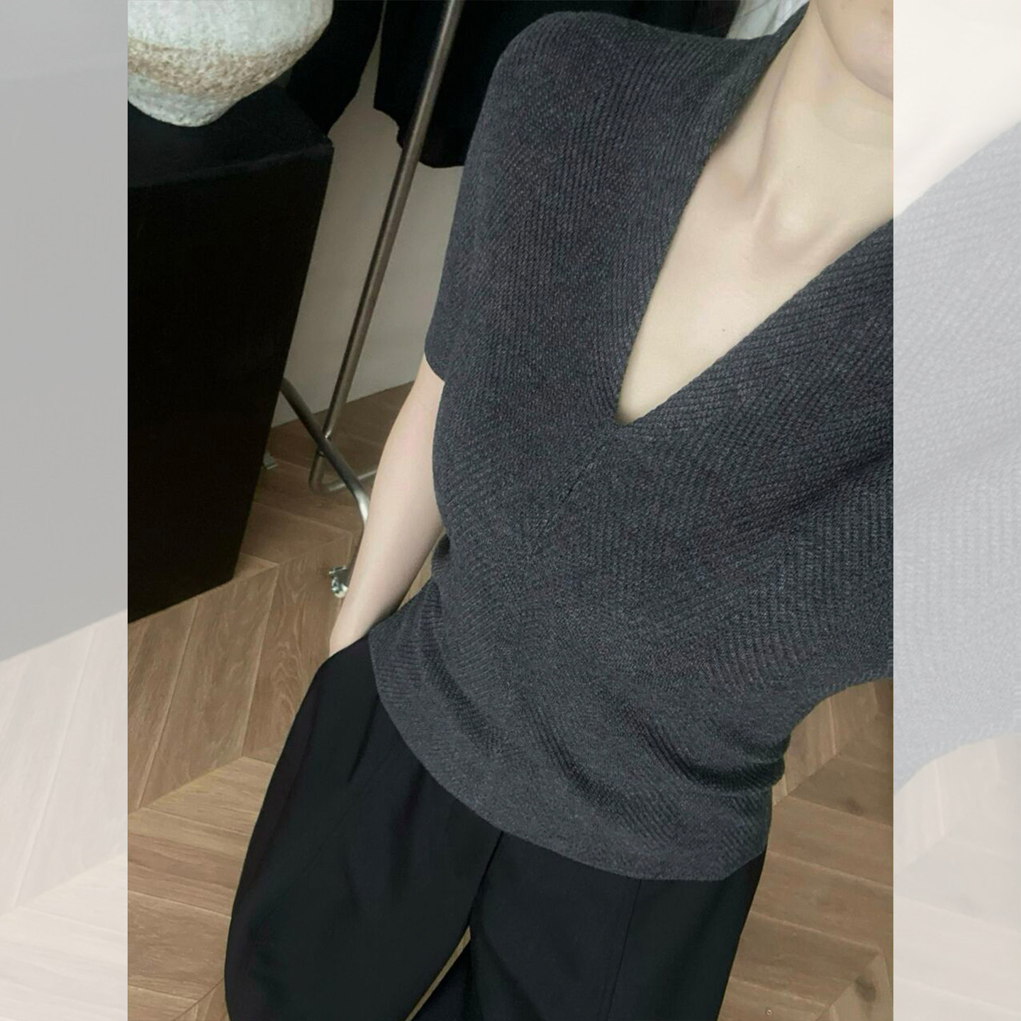 Light Luxury High-End White V- - Women Fashion Style recension och pris
