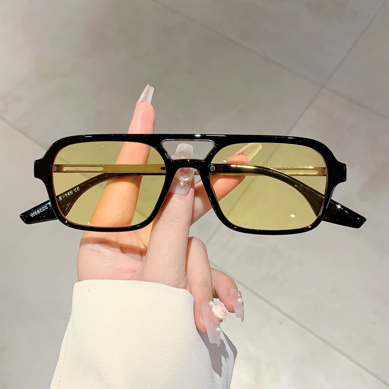 Trendy Women Double Beam Sungl - Women'S Fashion Eyeglasses recension och pris