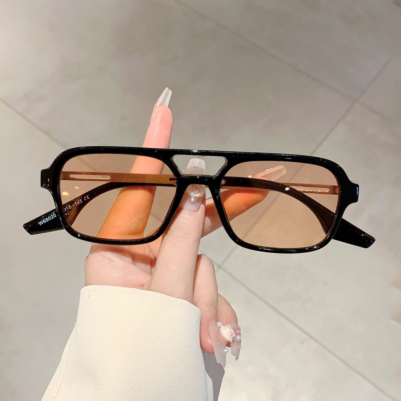 Trendy Women Double Beam Sungl - Women'S Fashion Eyeglasses recension och pris