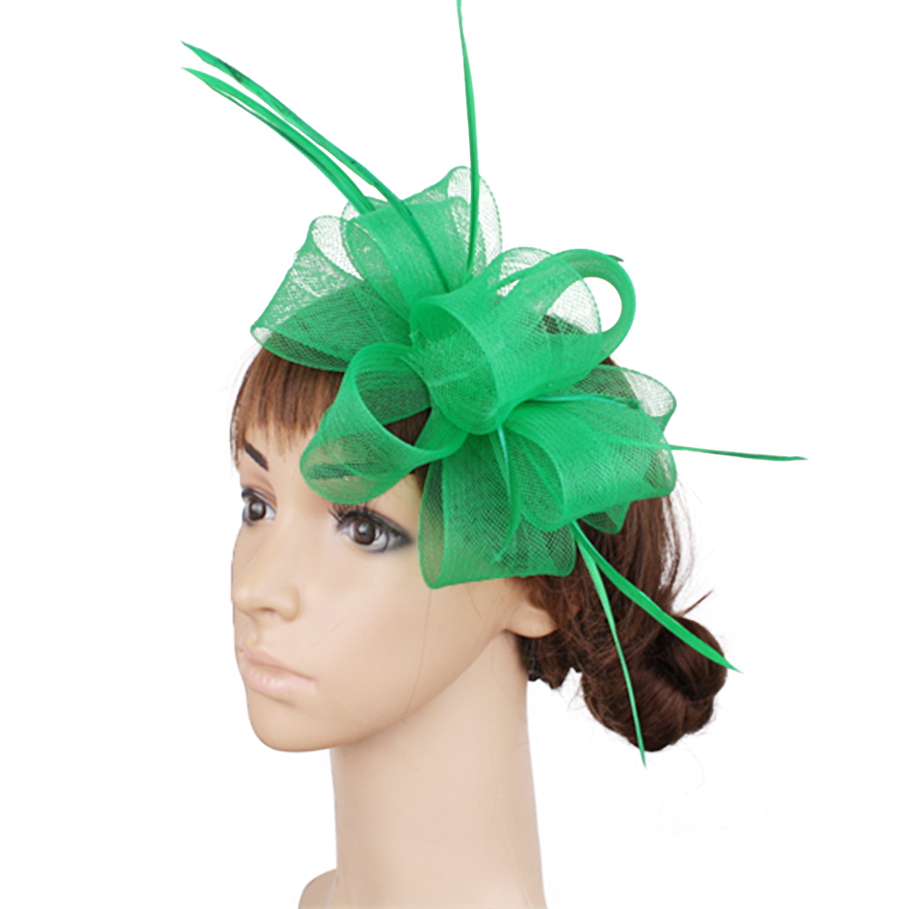 Feathers Ribbon Fascinator Hat - Women'S Fashion Kentucky Derby recension och pris