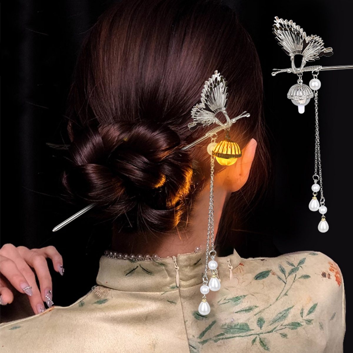 Luminous Flower Hairpin For Wo - Women Fashion Hub recension och pris