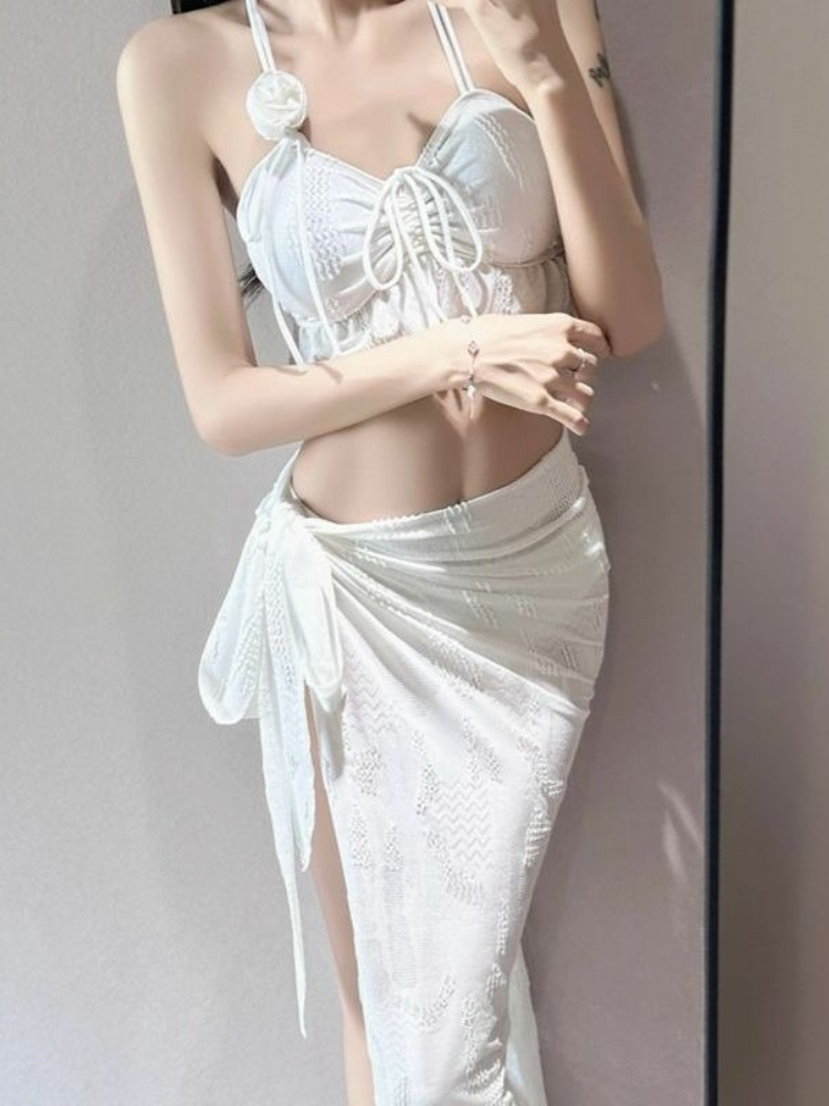 Ladies Floral Two Piece Swimsu - Women Fashion Style recension och pris