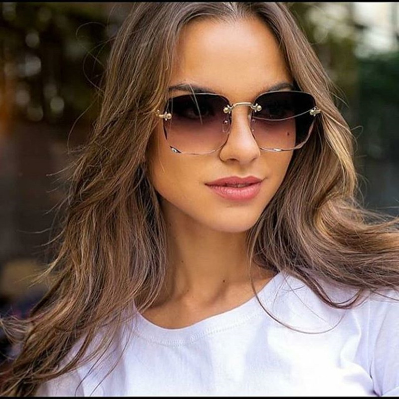 1/3PCS New Rimless Women's Sun - Women'S Fashion Eyewear recension och pris