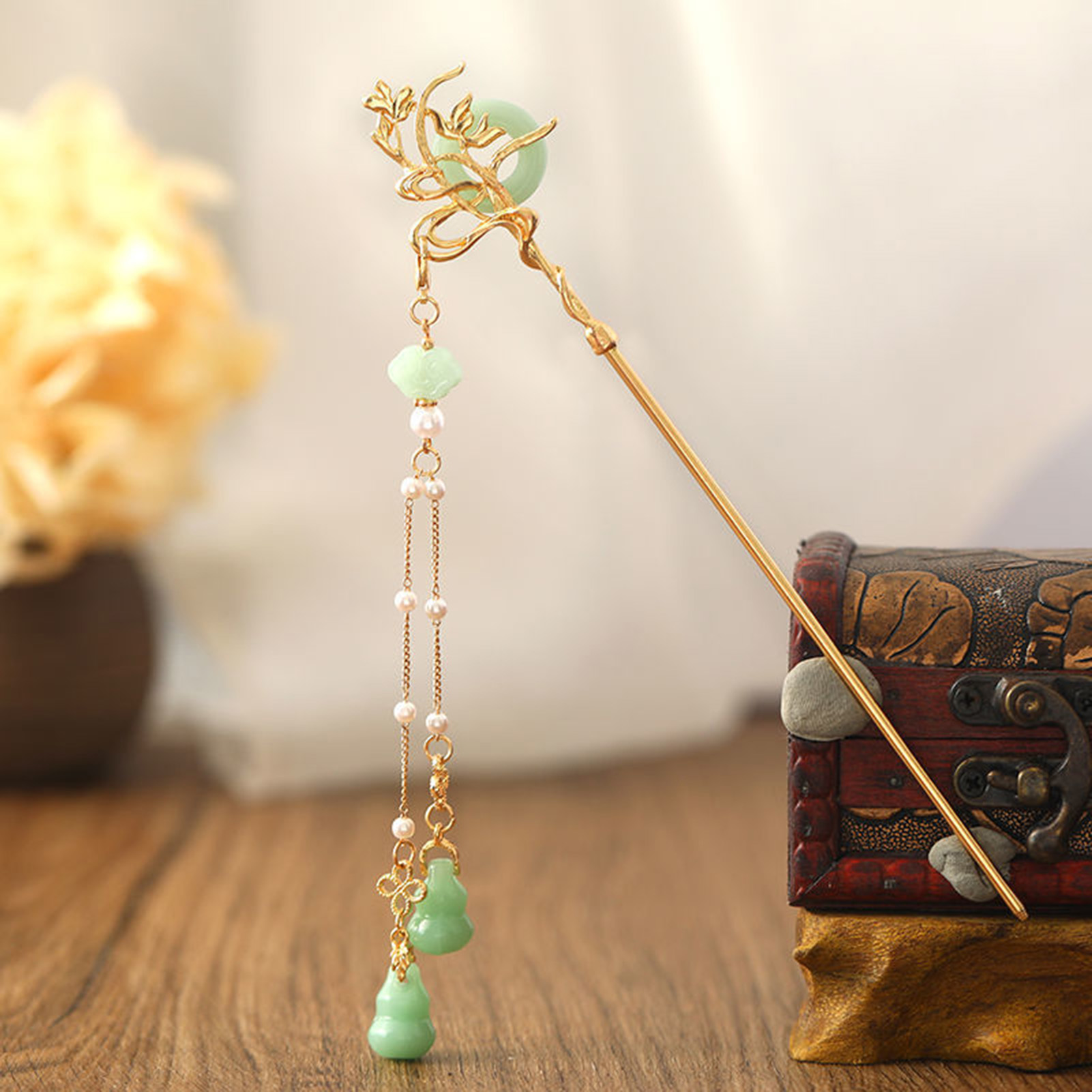 Chinese Style Glass Hairpin Fo - Women Fashion Hub recension och pris