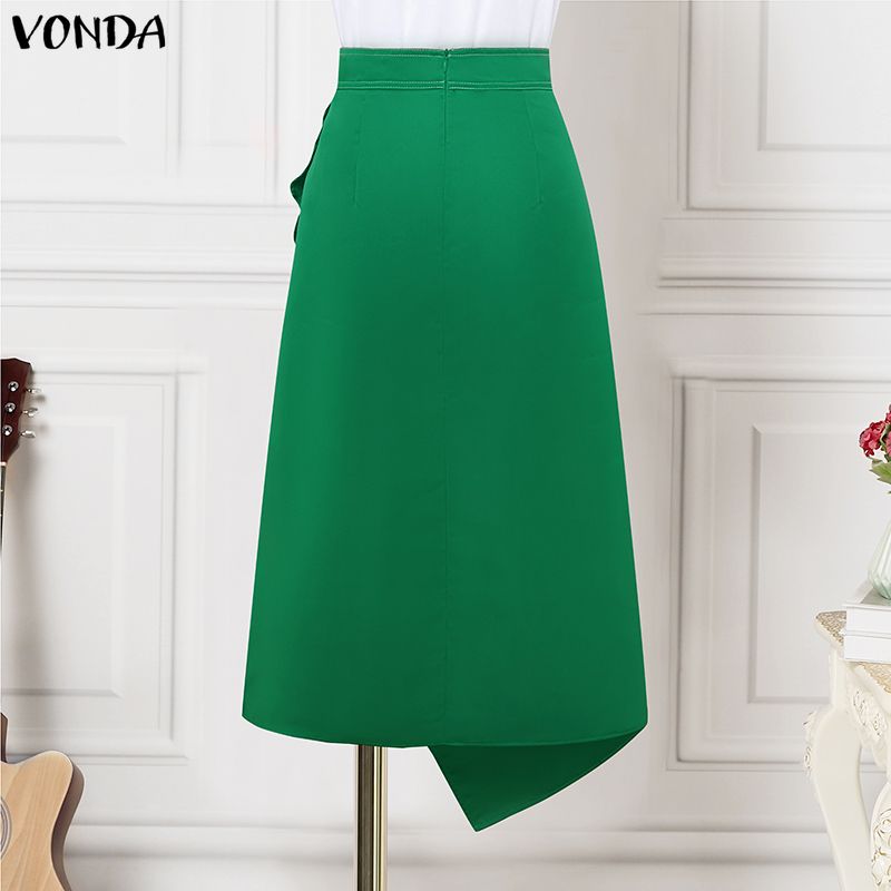VONDA Plus Size 5XL Elegant Wo - Women'S Fashion Kilt recension och pris