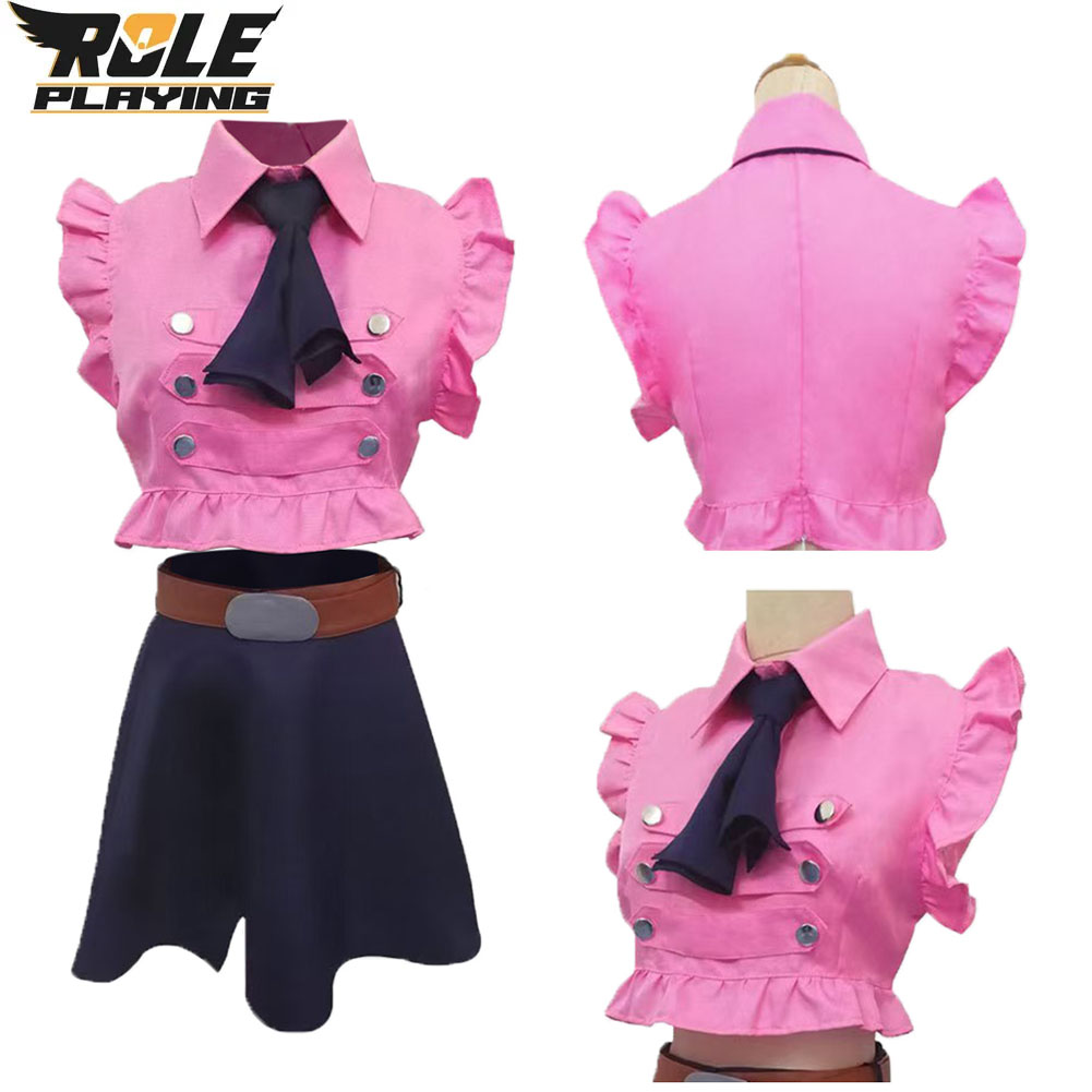 Elizabeth Liones Cosplay Costu - Women'S Fashion Kilt recension och pris