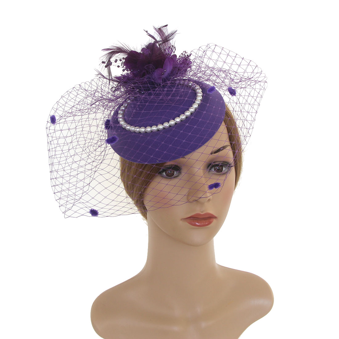 Women Feather Fascinator Hat w - Women'S Fashion Kentucky Derby recension och pris